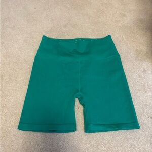 Spiritual Gangster Teal Bike Shorts